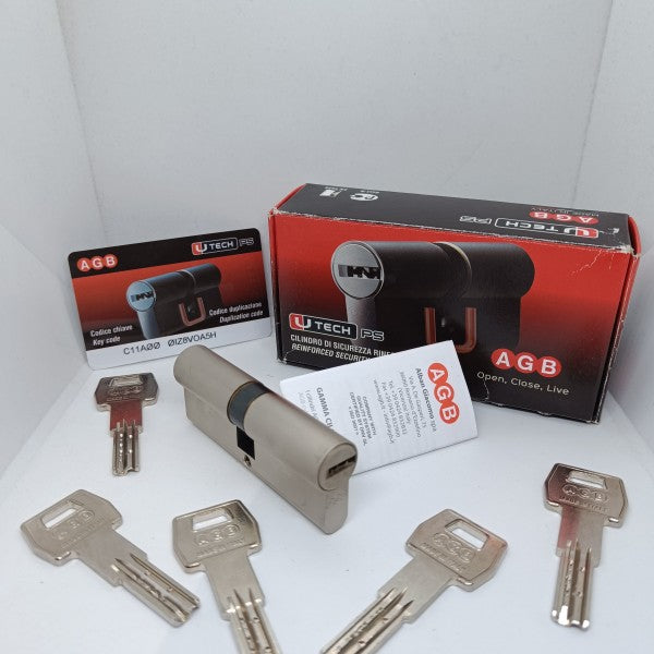 CILINDRO AGB U-TECH PS 40/40 - Servizio di duplicazione e taglio chiavi di sicurezza online