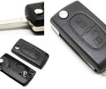 COVER CHIAVE SCATTO PEUGEOT 2 PULSANTI - Ricambio compatibile per telecomando senza elettronica