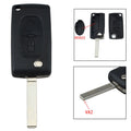 COVER CHIAVE SCATTO PEUGEOT 2 PULSANTI - Ricambio compatibile per telecomando senza elettronica