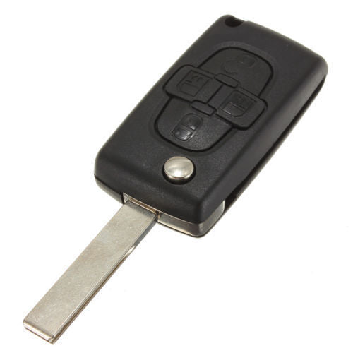 COVER CHIAVE SCATTO PEUGEOT 4 PULSANTI - Ricambio compatibile per telecomando senza elettronica