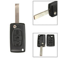 COVER CHIAVE SCATTO PEUGEOT 3 PULSANTI - Ricambio compatibile per telecomando senza elettronica