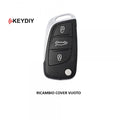 COVER CHIAVEKEYDIY 3 PULSANTI - Ricambio compatibile per telecomando senza elettronica