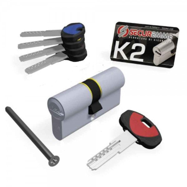 CILINDRO SECUREMME K2 30/40 - Servizio di duplicazione e taglio chiavi di sicurezza online