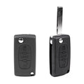 COVER CHIAVE SCATTO PEUGEOT 3 PULSANTI - Ricambio compatibile per telecomando senza elettronica