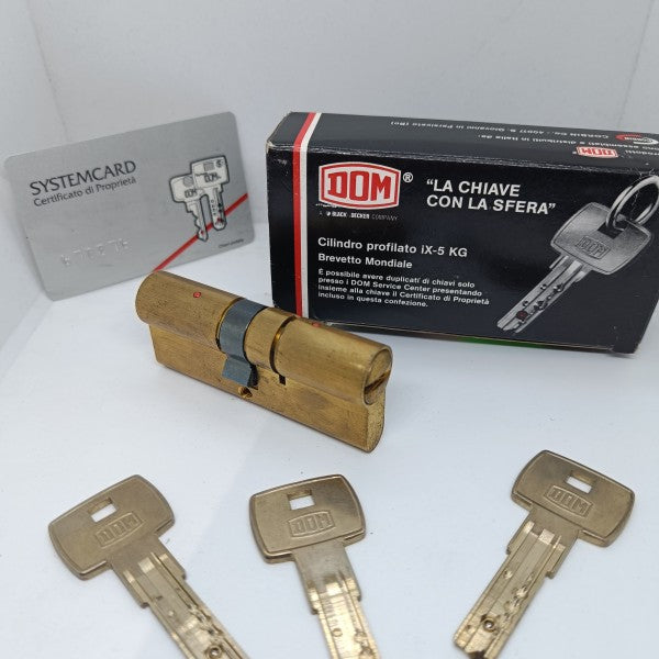 DOM CILINDRO IX5 KG 35-40 - Servizio di duplicazione e taglio chiavi di sicurezza online