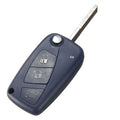 COVER CHIAVE FIAT 3T BLU - Ricambio compatibile per telecomando senza elettronica