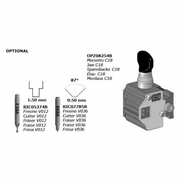 MORSETTO KEYLINE C18 - Ricambi e Accessori di sicurezza CopyMyKey