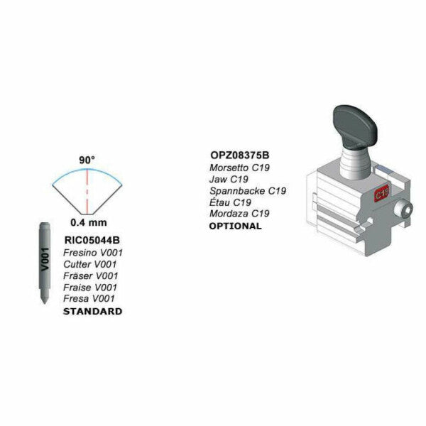 MORSETTO KEYLINE C19 - Ricambi e Accessori di sicurezza CopyMyKey