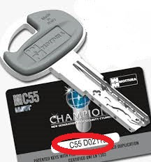 COPIA CHIAVE MOTTURA C55 - Servizio di duplicazione e taglio chiavi di sicurezza online