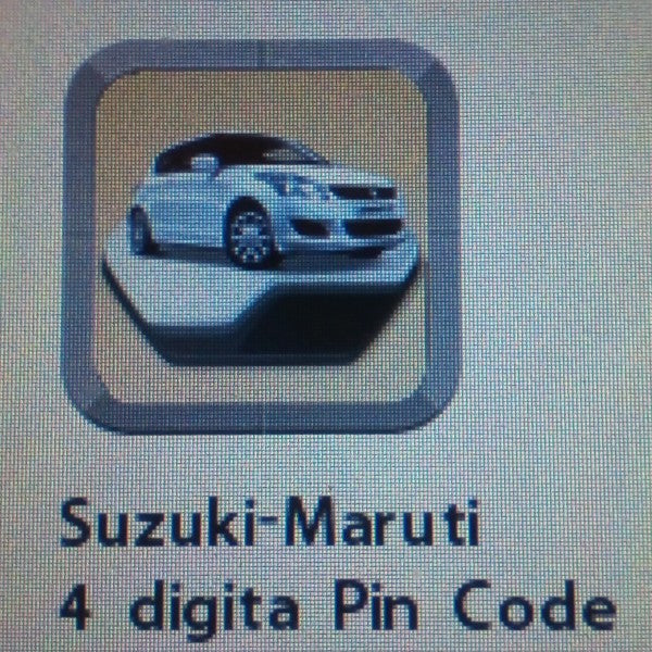 PIN CODE SUZUKI – MARUTI - Ricambi e Accessori di sicurezza CopyMyKey