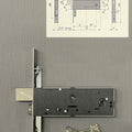 SERRATURA OMEC ART 5970 CON SCROCCO TRIPLICE DOPPIA MAPPA ENTRATA 90MM - Ricambi e Accessori di sicurezza CopyMyKey