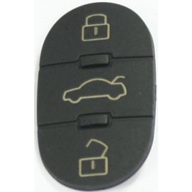 COVER 3 TASTI CHIAVE AUDI - Ricambio compatibile per telecomando senza elettronica