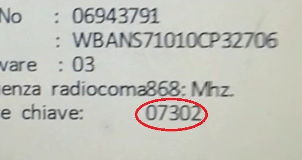 TAGLIO CHIAVE BMW MINI DA CODICE - Servizio di duplicazione e taglio chiavi di sicurezza online