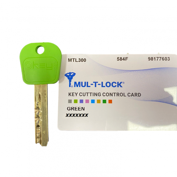 COPIA CHIAVE OKEY MTL300 PORTE BLINDATE - Servizio di duplicazione e taglio chiavi di sicurezza online