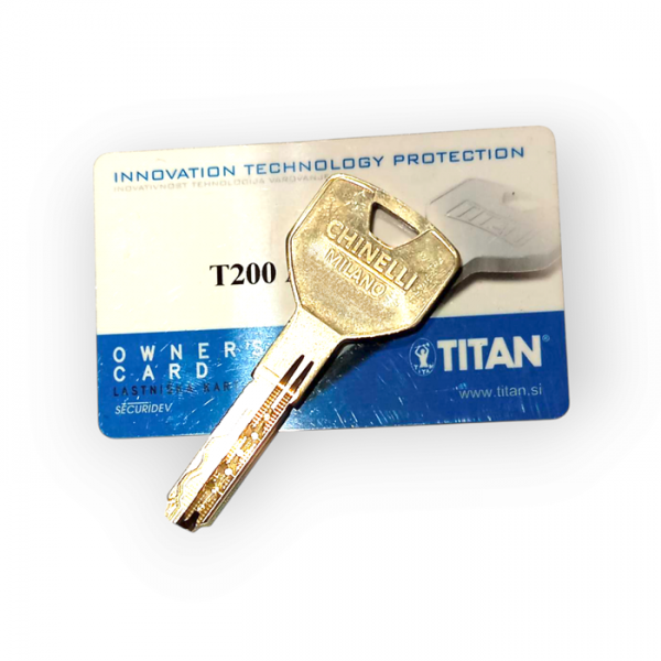 COPIA CHIAVE TITAN CHINELLI MILANO - Servizio di duplicazione e taglio chiavi di sicurezza online