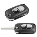 COVER CHIAVE SCATTO RENAULT 2 PULSANTI - Ricambio compatibile per telecomando senza elettronica