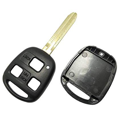 COVER CHIAVE TOYOTA 3 PULSANTI - Ricambio compatibile per telecomando senza elettronica