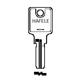 CHIAVE HAFELE KEY - Servizio di duplicazione e taglio chiavi di sicurezza online