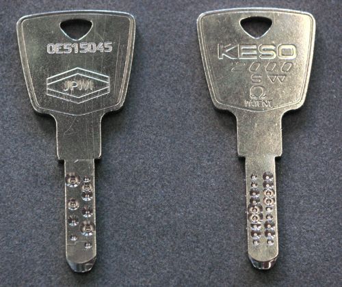 COPIA CHIAVE KESO 2000S JPM - Servizio di duplicazione e taglio chiavi di sicurezza online
