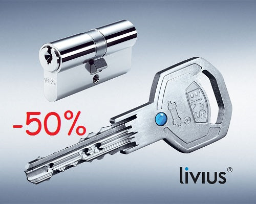 CILINDRO BKS SERIE LIVIUS 31/50 - Servizio di duplicazione e taglio chiavi di sicurezza online