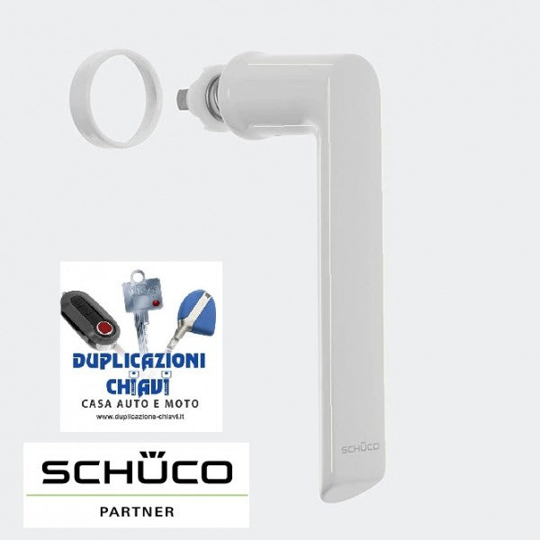 MANIGLIA SCHÜCO COLORE BIANCO PANNA INNESTO 247003 - Ricambi e Accessori di sicurezza CopyMyKey