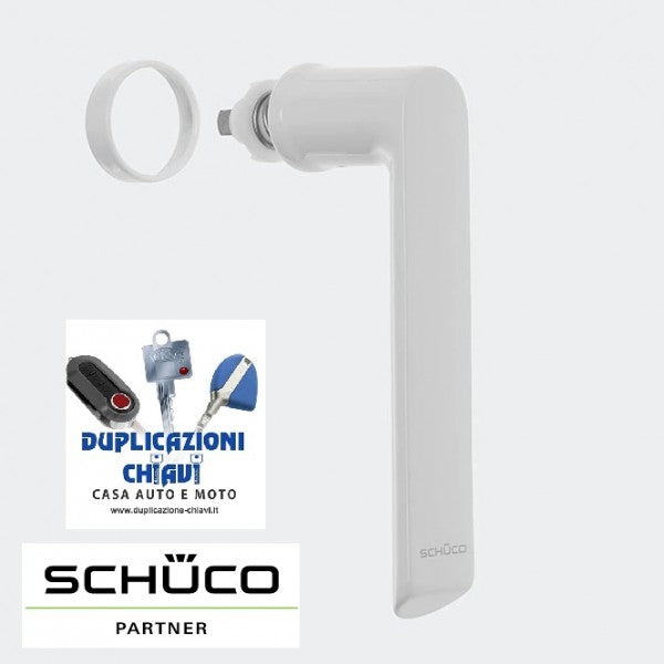 MANIGLIA SCHÜCO COLORE BIANCO INNESTO 247004 - Ricambi e Accessori di sicurezza CopyMyKey