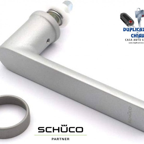 MANIGLIA SCHÜCO COLORE ARGENTO INNESTO 247001 - Ricambi e Accessori di sicurezza CopyMyKey
