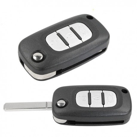 COVER CHIAVE SCATTO RENAULT 3 PULSANTI - Ricambio compatibile per telecomando senza elettronica