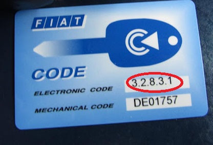 PIN CODE FIAT - Ricambi e Accessori di sicurezza CopyMyKey